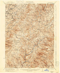 Donegal Pennsylvania Historical topographic map, 1:62500 scale, 15 X 15 Minute, Year 1935