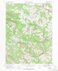 Donegal Pennsylvania Historical topographic map, 1:24000 scale, 7.5 X 7.5 Minute, Year 1967
