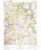 Donora Pennsylvania Historical topographic map, 1:24000 scale, 7.5 X 7.5 Minute, Year 1954