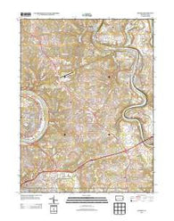Donora Pennsylvania Historical topographic map, 1:24000 scale, 7.5 X 7.5 Minute, Year 2013