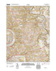 Donora Pennsylvania Historical topographic map, 1:24000 scale, 7.5 X 7.5 Minute, Year 2013