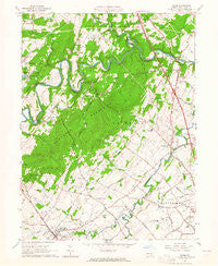 Dover Pennsylvania Historical topographic map, 1:24000 scale, 7.5 X 7.5 Minute, Year 1963