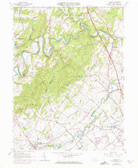 Dover Pennsylvania Historical topographic map, 1:24000 scale, 7.5 X 7.5 Minute, Year 1963