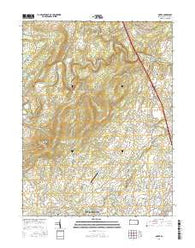 Dover Pennsylvania Current topographic map, 1:24000 scale, 7.5 X 7.5 Minute, Year 2016