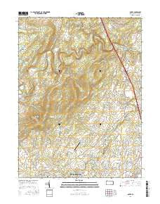 Dover Pennsylvania Current topographic map, 1:24000 scale, 7.5 X 7.5 Minute, Year 2016