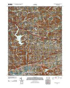 Downingtown Pennsylvania Historical topographic map, 1:24000 scale, 7.5 X 7.5 Minute, Year 2010