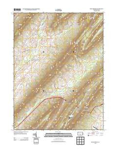 Doylesburg Pennsylvania Historical topographic map, 1:24000 scale, 7.5 X 7.5 Minute, Year 2013