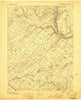 Doylestown Pennsylvania Historical topographic map, 1:62500 scale, 15 X 15 Minute, Year 1891