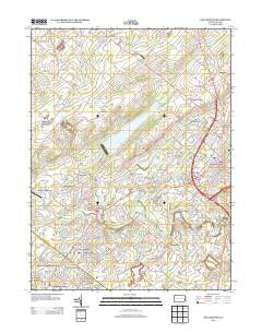 Doylestown Pennsylvania Historical topographic map, 1:24000 scale, 7.5 X 7.5 Minute, Year 2013