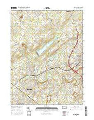 Doylestown Pennsylvania Current topographic map, 1:24000 scale, 7.5 X 7.5 Minute, Year 2016