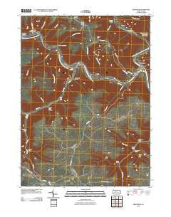 Driftwood Pennsylvania Historical topographic map, 1:24000 scale, 7.5 X 7.5 Minute, Year 2010