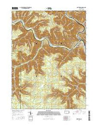 Driftwood Pennsylvania Current topographic map, 1:24000 scale, 7.5 X 7.5 Minute, Year 2016