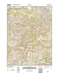Du Bois Pennsylvania Historical topographic map, 1:24000 scale, 7.5 X 7.5 Minute, Year 2013