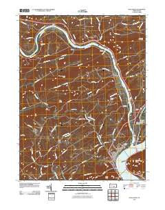 Duncannon Pennsylvania Historical topographic map, 1:24000 scale, 7.5 X 7.5 Minute, Year 2010
