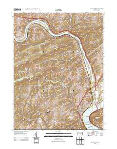 Duncannon Pennsylvania Historical topographic map, 1:24000 scale, 7.5 X 7.5 Minute, Year 2013