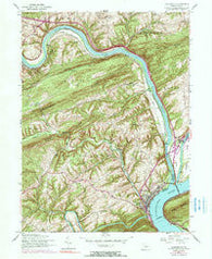 Duncannon Pennsylvania Historical topographic map, 1:24000 scale, 7.5 X 7.5 Minute, Year 1952