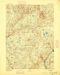 Dundaff Pennsylvania Historical topographic map, 1:62500 scale, 15 X 15 Minute, Year 1892