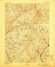 Dundaff Pennsylvania Historical topographic map, 1:62500 scale, 15 X 15 Minute, Year 1892
