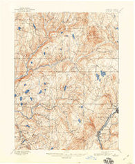 Dundaff Pennsylvania Historical topographic map, 1:62500 scale, 15 X 15 Minute, Year 1892