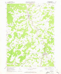 Dushore Pennsylvania Historical topographic map, 1:24000 scale, 7.5 X 7.5 Minute, Year 1969