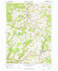 Dushore Pennsylvania Historical topographic map, 1:24000 scale, 7.5 X 7.5 Minute, Year 1969