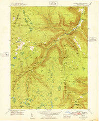 Dutch Mtn Pennsylvania Historical topographic map, 1:24000 scale, 7.5 X 7.5 Minute, Year 1948