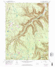Dutch Mtn Pennsylvania Historical topographic map, 1:24000 scale, 7.5 X 7.5 Minute, Year 1946