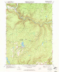 Eagles Mere Pennsylvania Historical topographic map, 1:24000 scale, 7.5 X 7.5 Minute, Year 1969