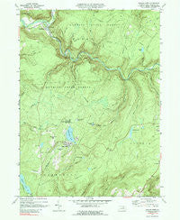 Eagles Mere Pennsylvania Historical topographic map, 1:24000 scale, 7.5 X 7.5 Minute, Year 1969