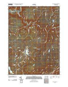 Eagles Mere Pennsylvania Historical topographic map, 1:24000 scale, 7.5 X 7.5 Minute, Year 2010