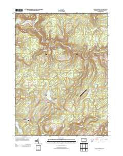 Eagles Mere Pennsylvania Historical topographic map, 1:24000 scale, 7.5 X 7.5 Minute, Year 2013