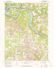 East Brady Pennsylvania Historical topographic map, 1:24000 scale, 7.5 X 7.5 Minute, Year 1963