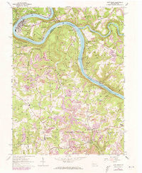East Brady Pennsylvania Historical topographic map, 1:24000 scale, 7.5 X 7.5 Minute, Year 1963