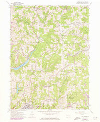 East Butler Pennsylvania Historical topographic map, 1:24000 scale, 7.5 X 7.5 Minute, Year 1964