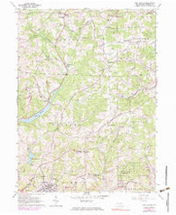 East Butler Pennsylvania Historical topographic map, 1:24000 scale, 7.5 X 7.5 Minute, Year 1964