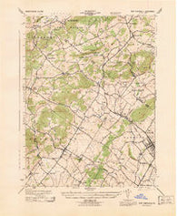 East Greenville Pennsylvania Historical topographic map, 1:31680 scale, 7.5 X 7.5 Minute, Year 1943