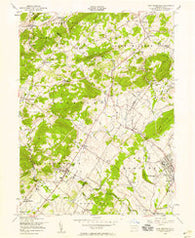 East Greenville Pennsylvania Historical topographic map, 1:24000 scale, 7.5 X 7.5 Minute, Year 1956