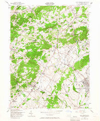 East Greenville Pennsylvania Historical topographic map, 1:24000 scale, 7.5 X 7.5 Minute, Year 1956