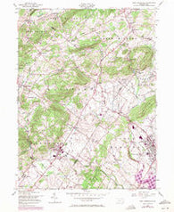 East Greenville Pennsylvania Historical topographic map, 1:24000 scale, 7.5 X 7.5 Minute, Year 1956