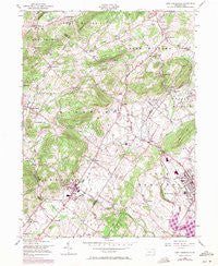 East Greenville Pennsylvania Historical topographic map, 1:24000 scale, 7.5 X 7.5 Minute, Year 1956