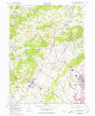 East Greenville Pennsylvania Historical topographic map, 1:24000 scale, 7.5 X 7.5 Minute, Year 1956