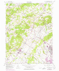 East Greenville Pennsylvania Historical topographic map, 1:24000 scale, 7.5 X 7.5 Minute, Year 1956