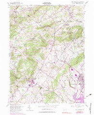 East Greenville Pennsylvania Historical topographic map, 1:24000 scale, 7.5 X 7.5 Minute, Year 1956