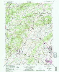 East Greenville Pennsylvania Historical topographic map, 1:24000 scale, 7.5 X 7.5 Minute, Year 1992