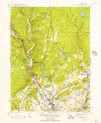 East Stroudsburg Pennsylvania Historical topographic map, 1:24000 scale, 7.5 X 7.5 Minute, Year 1944