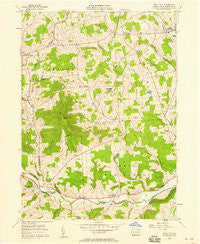 East Troy Pennsylvania Historical topographic map, 1:24000 scale, 7.5 X 7.5 Minute, Year 1957