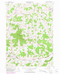 East Troy Pennsylvania Historical topographic map, 1:24000 scale, 7.5 X 7.5 Minute, Year 1957