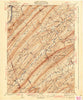 East Waterford Pennsylvania Historical topographic map, 1:62500 scale, 15 X 15 Minute, Year 1941