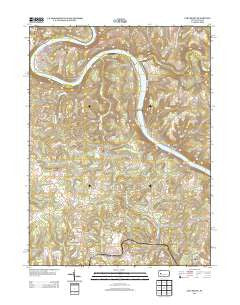 East Brady Pennsylvania Historical topographic map, 1:24000 scale, 7.5 X 7.5 Minute, Year 2013