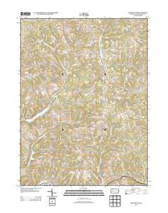 East Butler Pennsylvania Historical topographic map, 1:24000 scale, 7.5 X 7.5 Minute, Year 2013